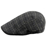 Casquette Plate Grise Homme