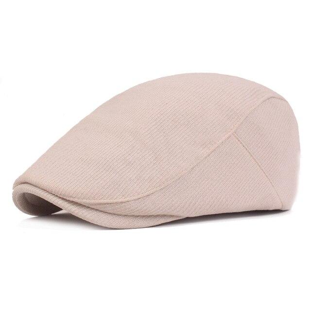 Casquette Plate Homme Ecru