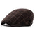 Casquette Plate Homme Marron