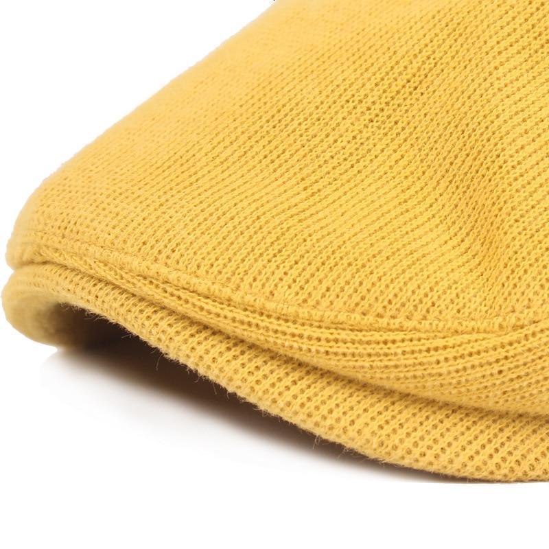 Casquette Jaune Plate