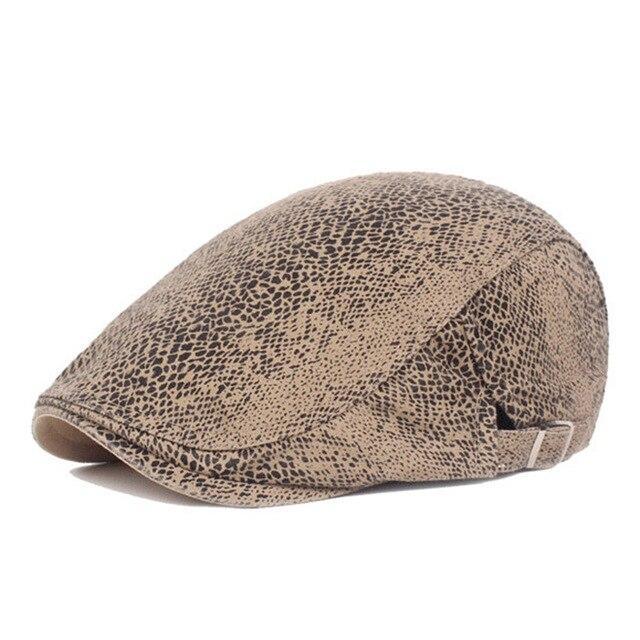 Casquette Plate Léopard
