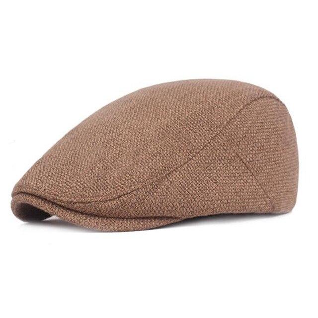Casquette Plate Lin