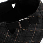 Casquette Noir Plate Homme