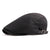 Casquette Plate Noire Coton