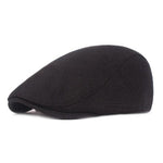 Casquette Plate Noire