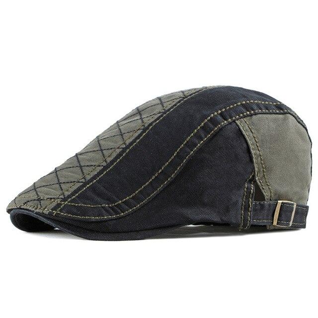 Casquette Plate Patchwork