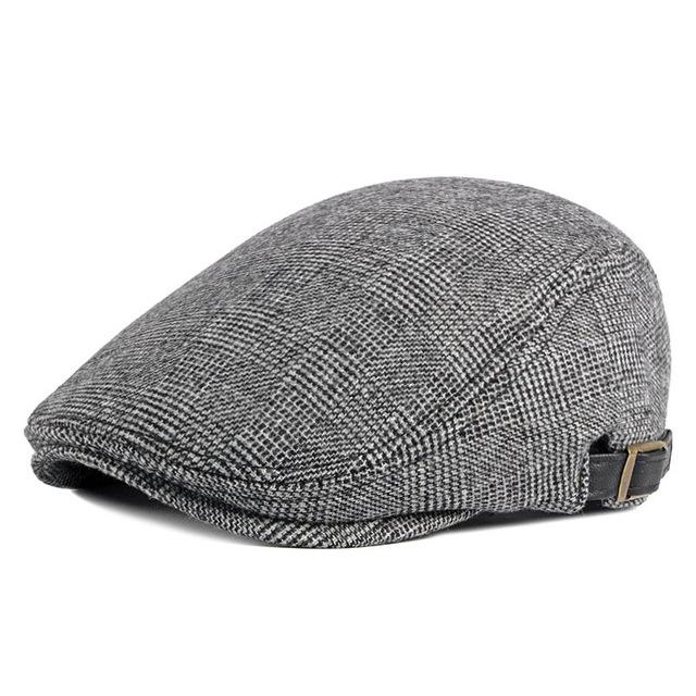 Casquette Plate Pied de Poule