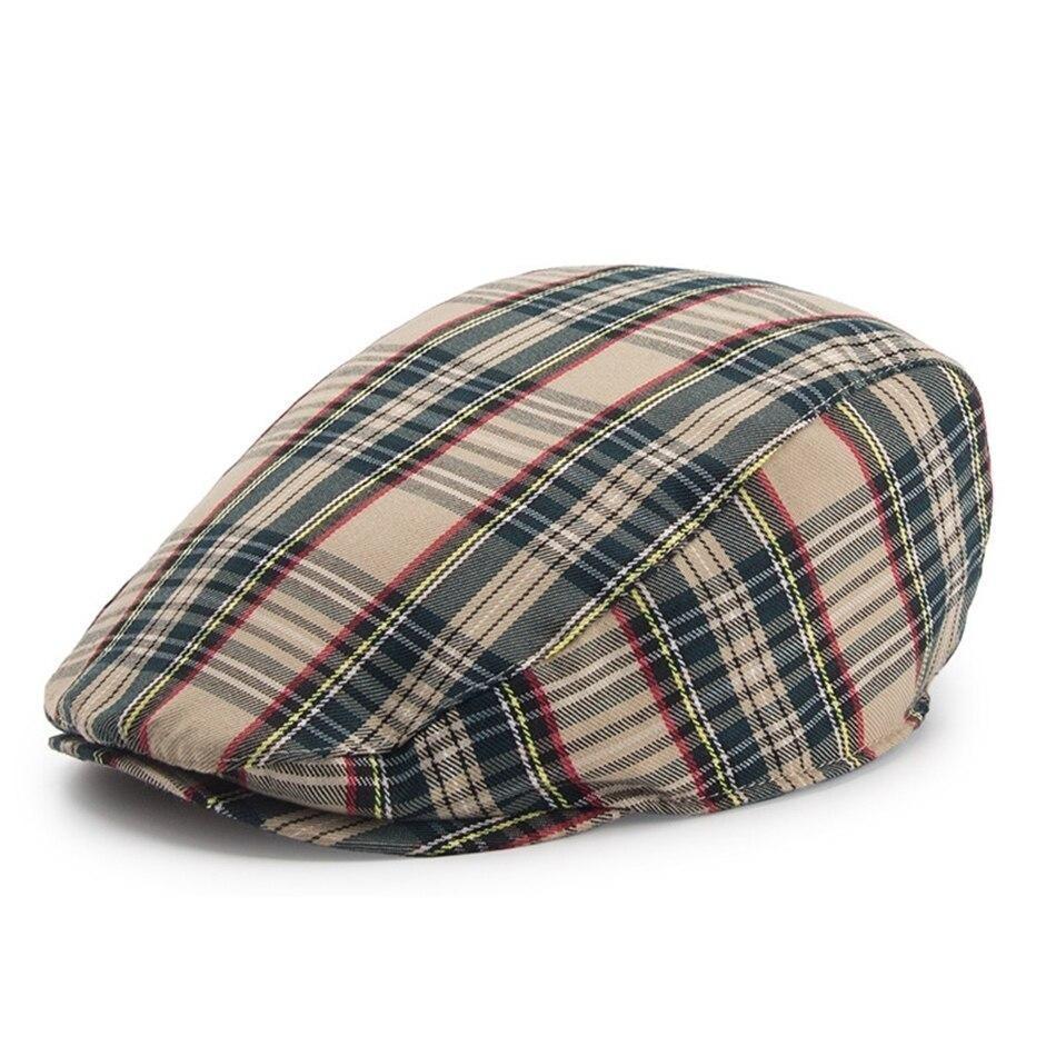 Casquette Plate Rayée