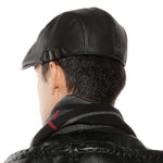 Casquette Plate Simili Homme
