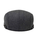 Casquette Tweed Gris Foncé