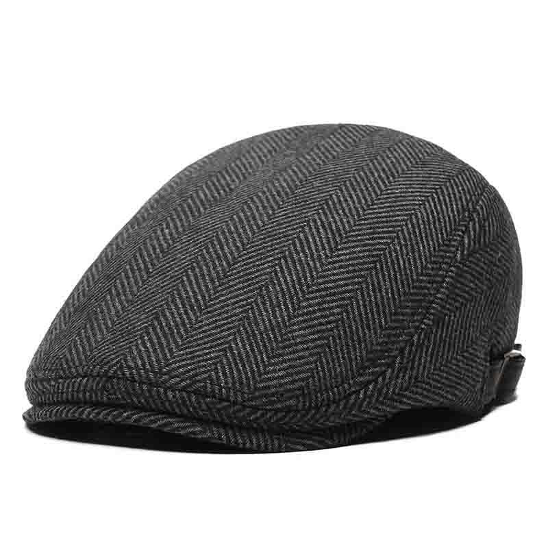 Casquette Plate Tweed