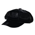 Casquette Simili Cuir Femme
