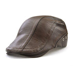 Casquette Simili Cuir Homme
