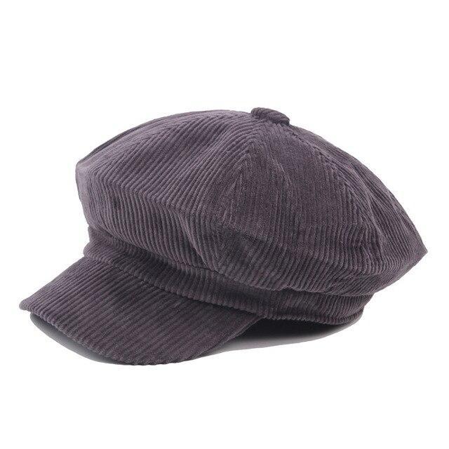 Casquette Velours Côtelé Femme