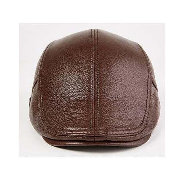 Casquette Cuir Vintage