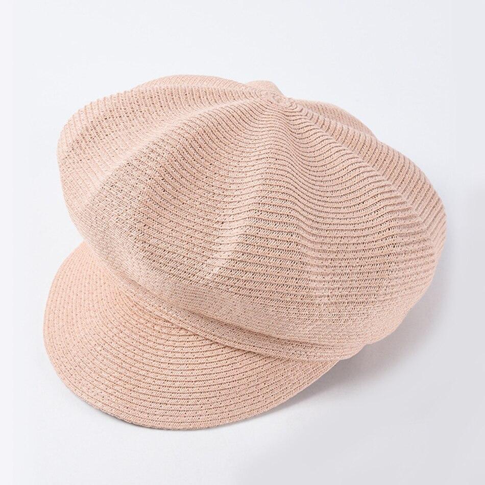Casquette Femme Visière Paille