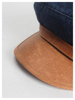 Casquette Gavroche Foncé Jean Femme