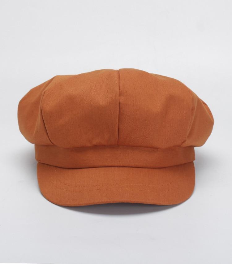Casquette Gavroche Femme Orange