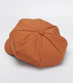 Casquette Gavroche Orange pour Femme